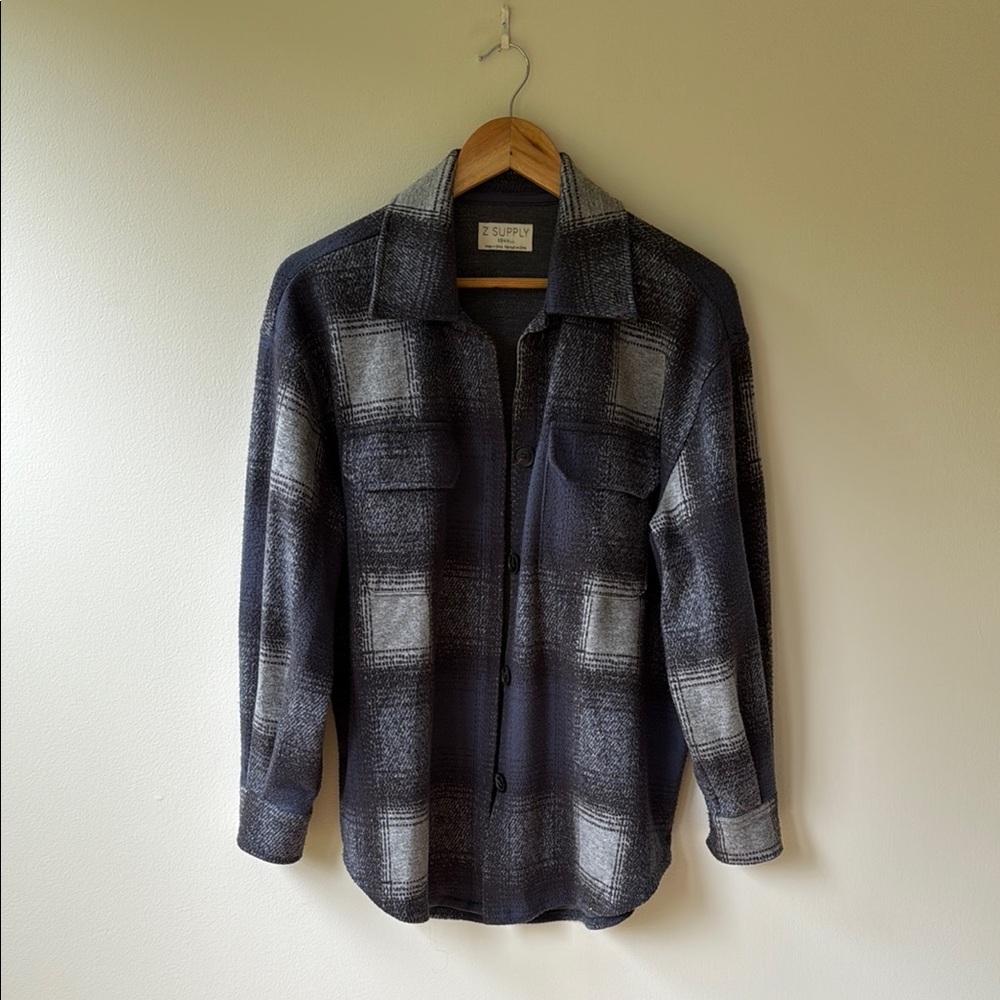 Z Supply Easton Plaid Shacket XS